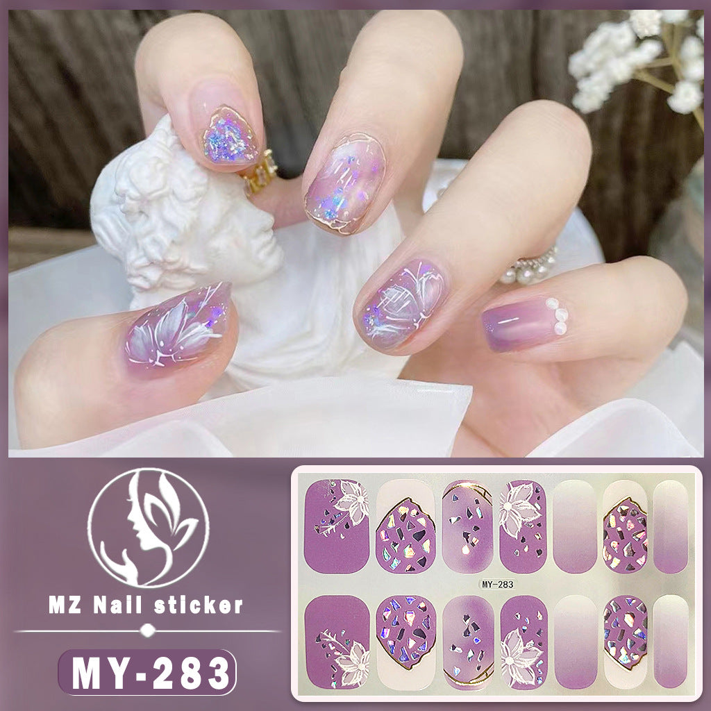 Wholesale MY Butterfly Baking Free Gel 5D Waterproof Diamond Like Nail Polish Stickers